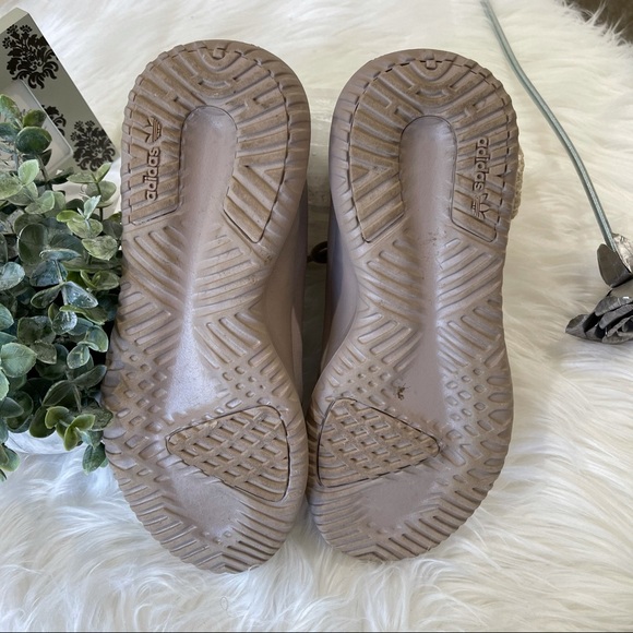 KIDS ADIDAS sneakers 6 1/2  NEUTRAL colored sporty - Picture 6 of 10